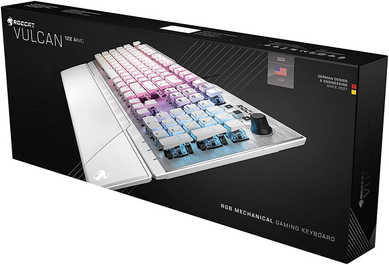 کیبورد آلمانی ROCCAT Vulcan 122 AIMO Tactile Mechanical Titan Switch Full-size PC Gaming Keyboard